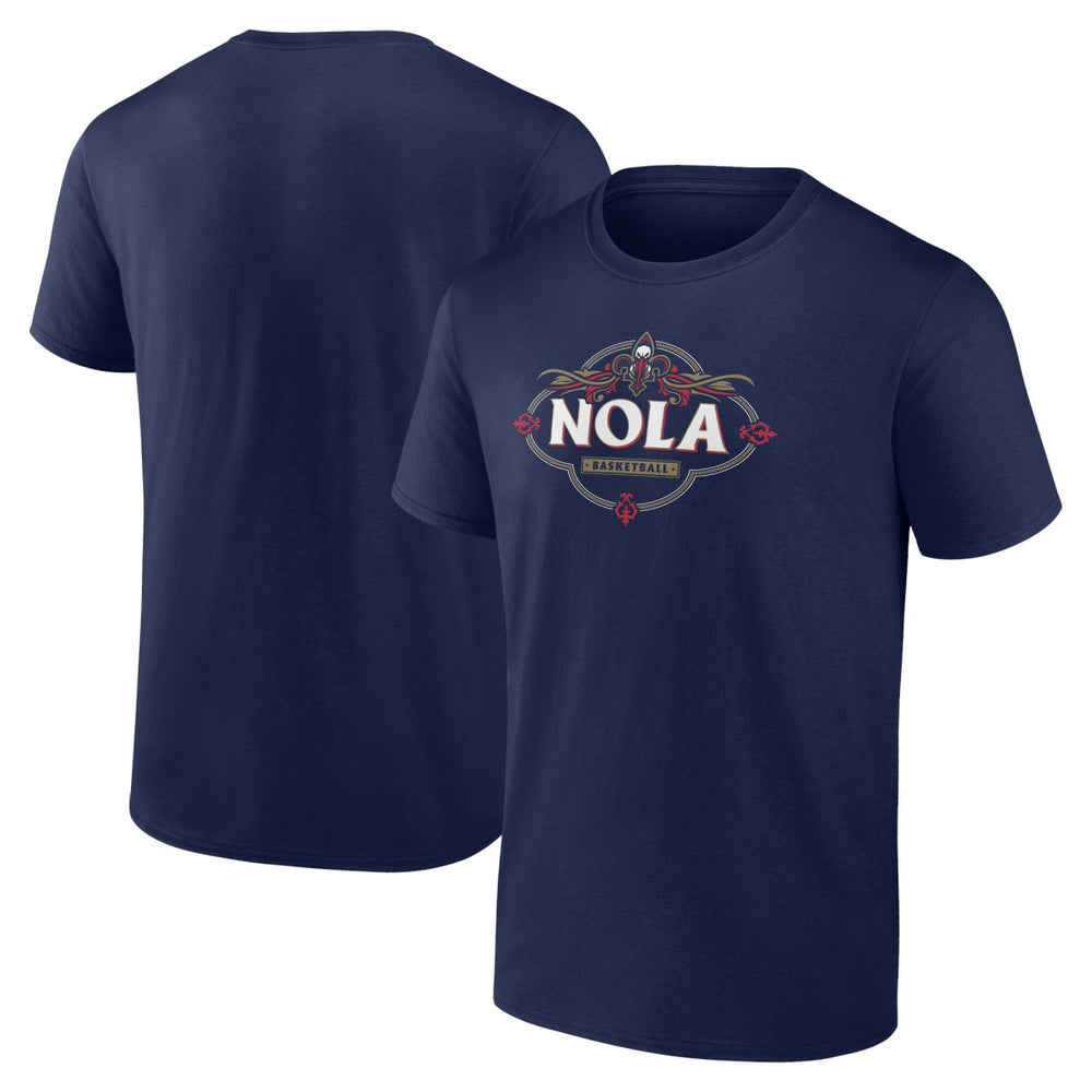 New Orleans Pelicans Announcer T-Shirt - Navy online