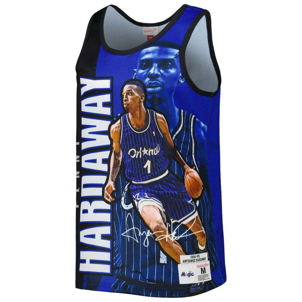 Penny Hardaway Orlando Magic 1994-95 Hardwood Classics Player Burst Tank Top - Blue | Mitchell & Ness outlet