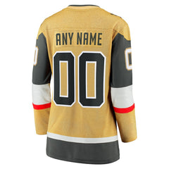 Vegas Golden Knights Fanatics Women's Home Breakaway Custom Jersey -