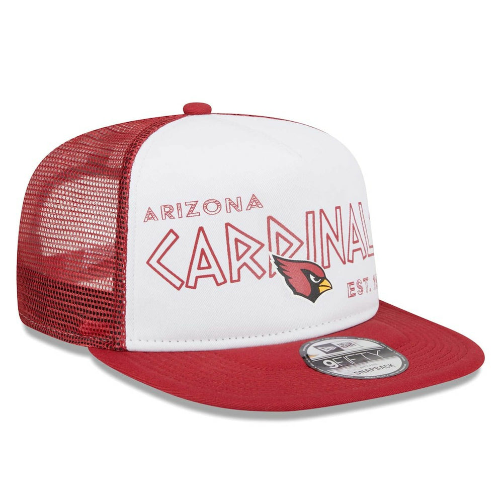 Arizona Cardinals New Era Banger 9FIFTY Trucker Snapback Hat - White/Cardinal outlet