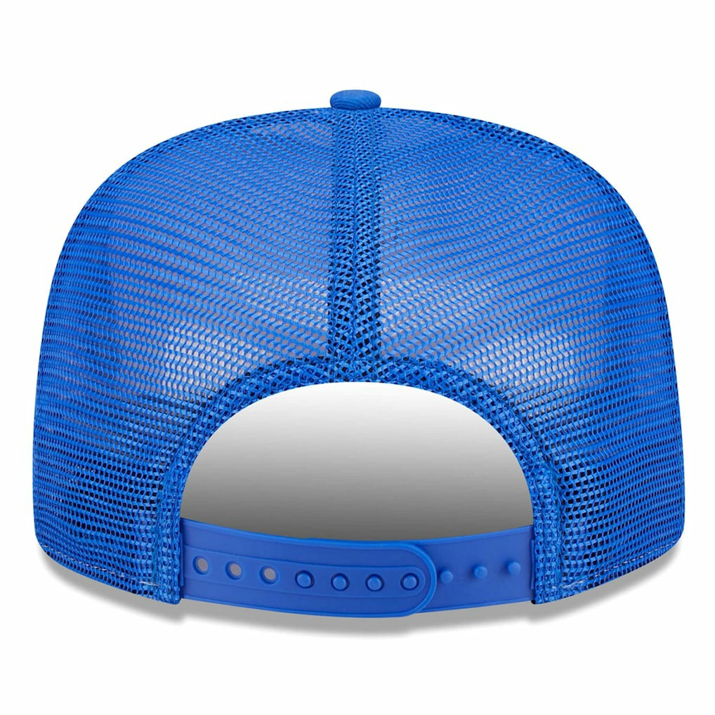 Los Angeles Rams New Era Banger 9FIFTY Trucker Snapback Hat - White/Royal cheap