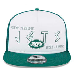 New York Jets New Era Banger 9FIFTY Trucker Snapback Hat - White/Green outlet