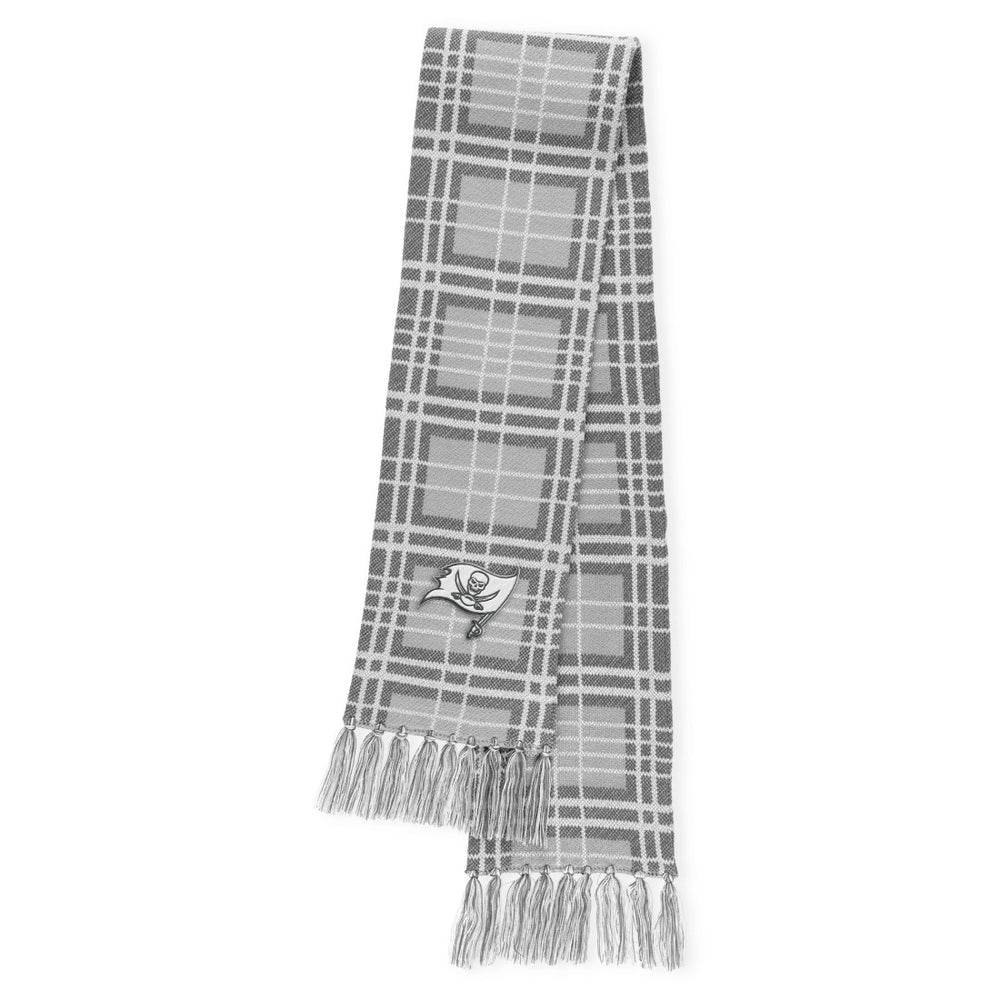 Tampa Bay Buccaneers WEAR by Erin Andrews Women's Plaid Knit Hat with Pom & Scarf Set online