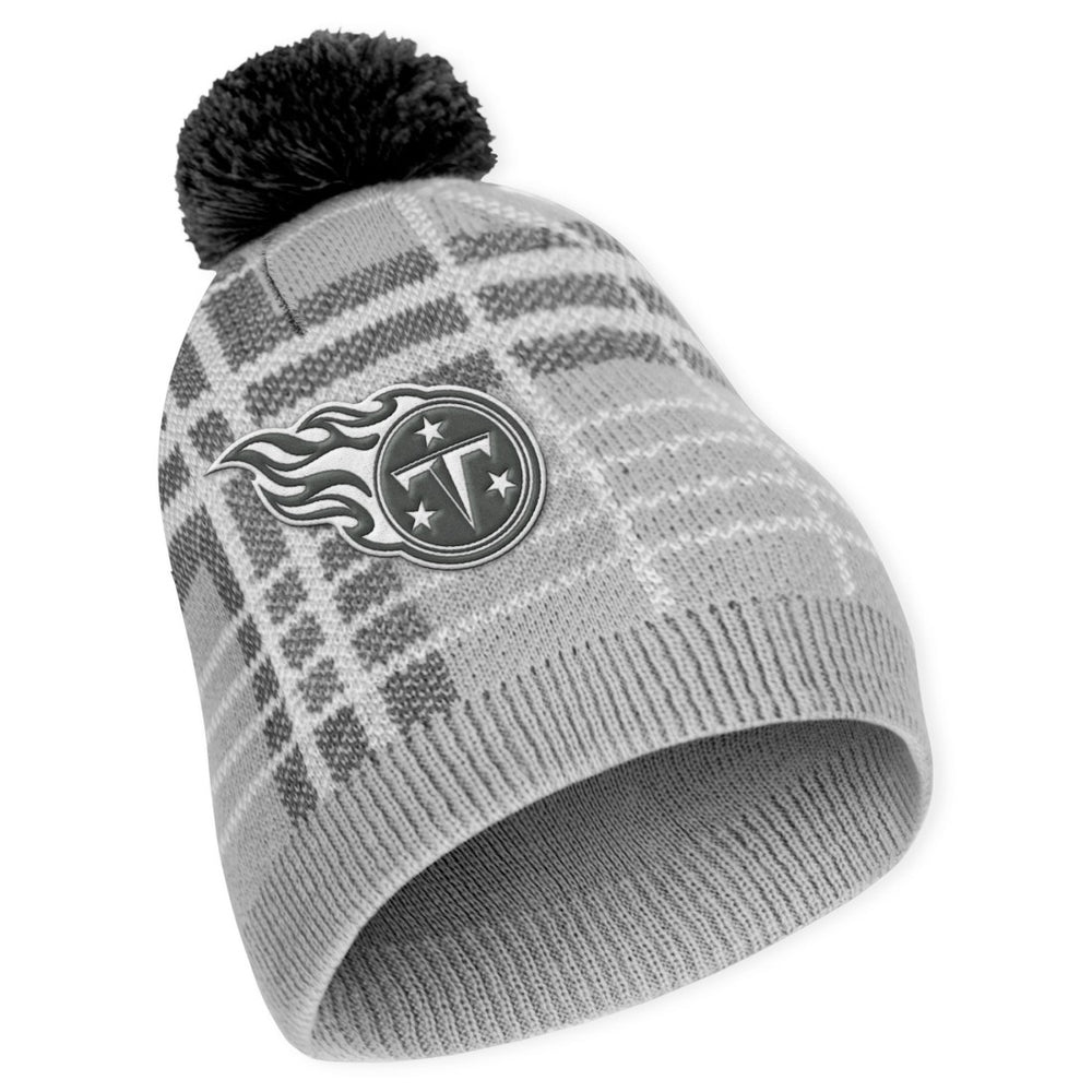 Tennessee Titans WEAR by Erin Andrews Women's Plaid Knit Hat with Pom & Scarf Set on sale