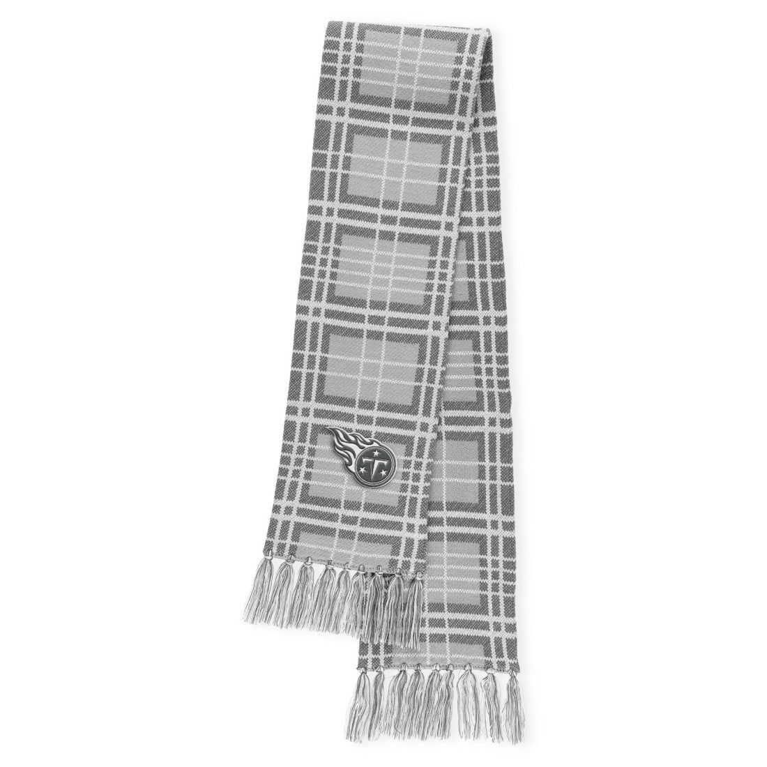 Tennessee Titans WEAR by Erin Andrews Women's Plaid Knit Hat with Pom & Scarf Set on sale
