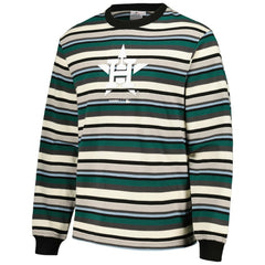 Houston Astros PLEASURES Ballpark Long Sleeve T-Shirt - Cream/Green