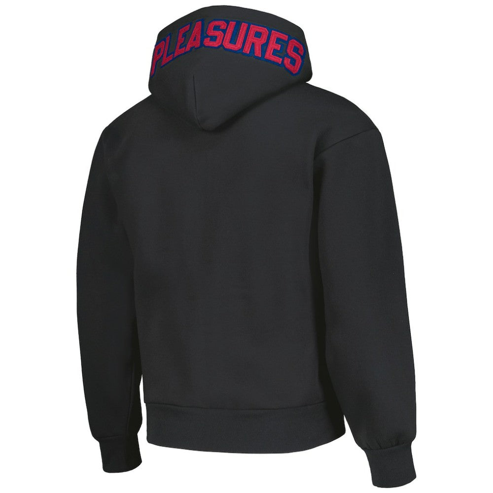 Atlanta Braves PLEASURES Opening Day Full-Zip Hoodie - Black