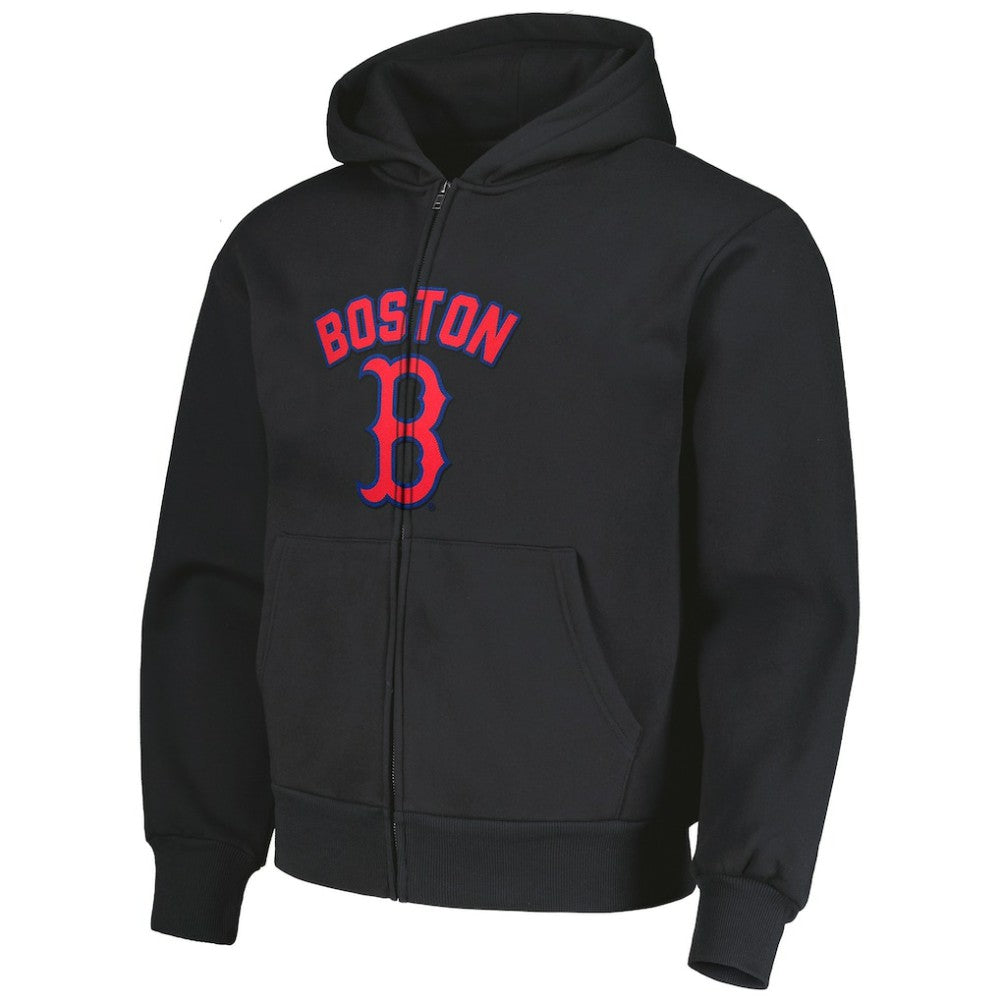 Boston Red Sox PLEASURES Opening Day Full-Zip Hoodie - Black
