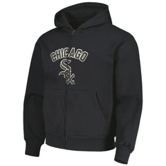 Chicago White Sox PLEASURES Opening Day Full-Zip Hoodie - Black