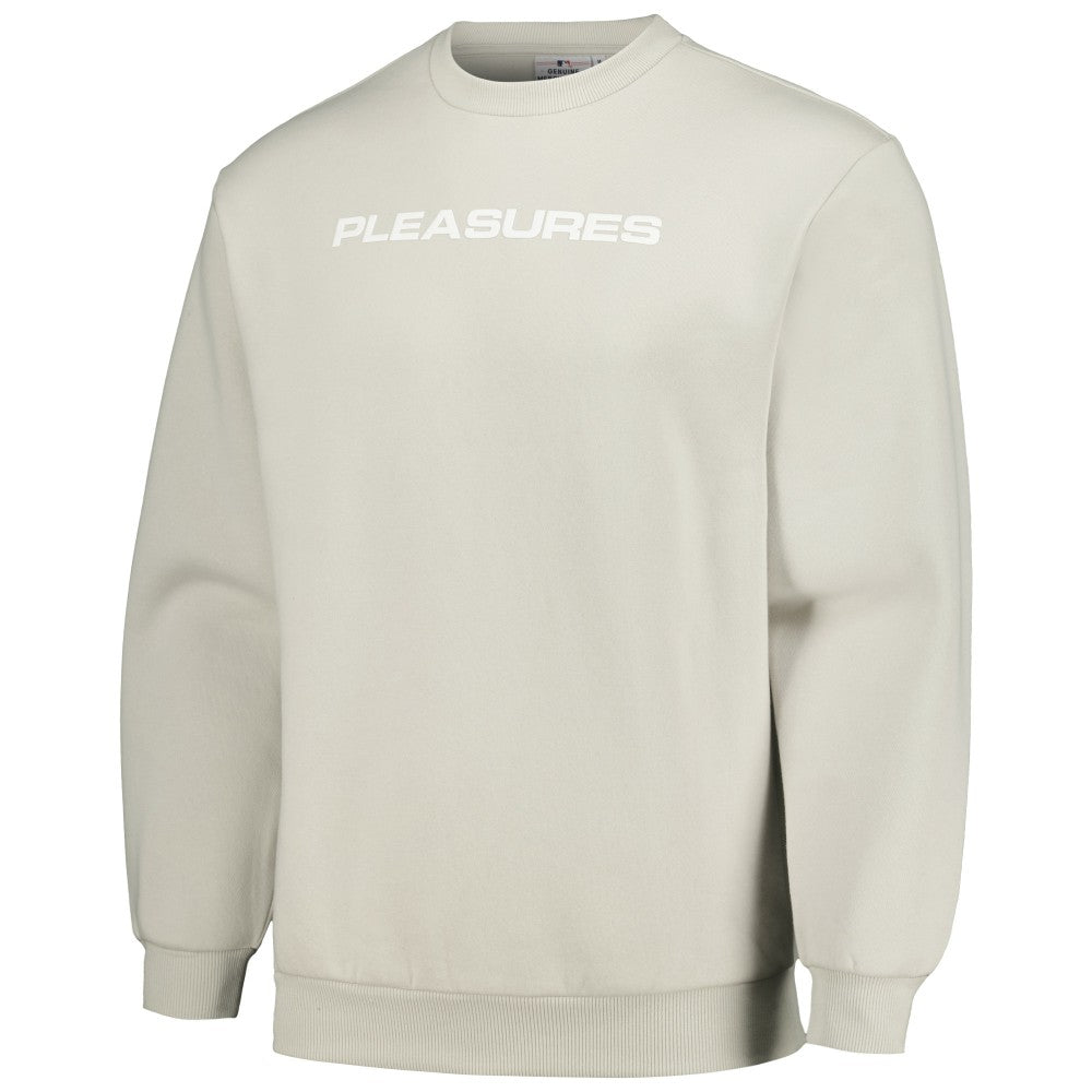 Cleveland Guardians PLEASURES Ballpark Pullover Sweatshirt - Gray