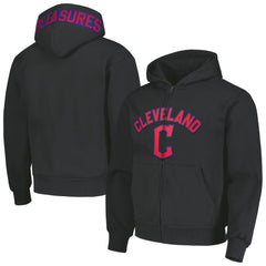 Cleveland Guardians PLEASURES Opening Day Full-Zip Hoodie - Black