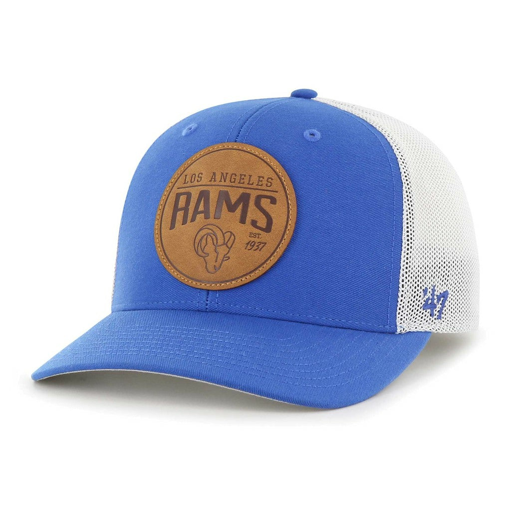 Los Angeles Rams '47 Leather Head Flex Hat - Blue for sale