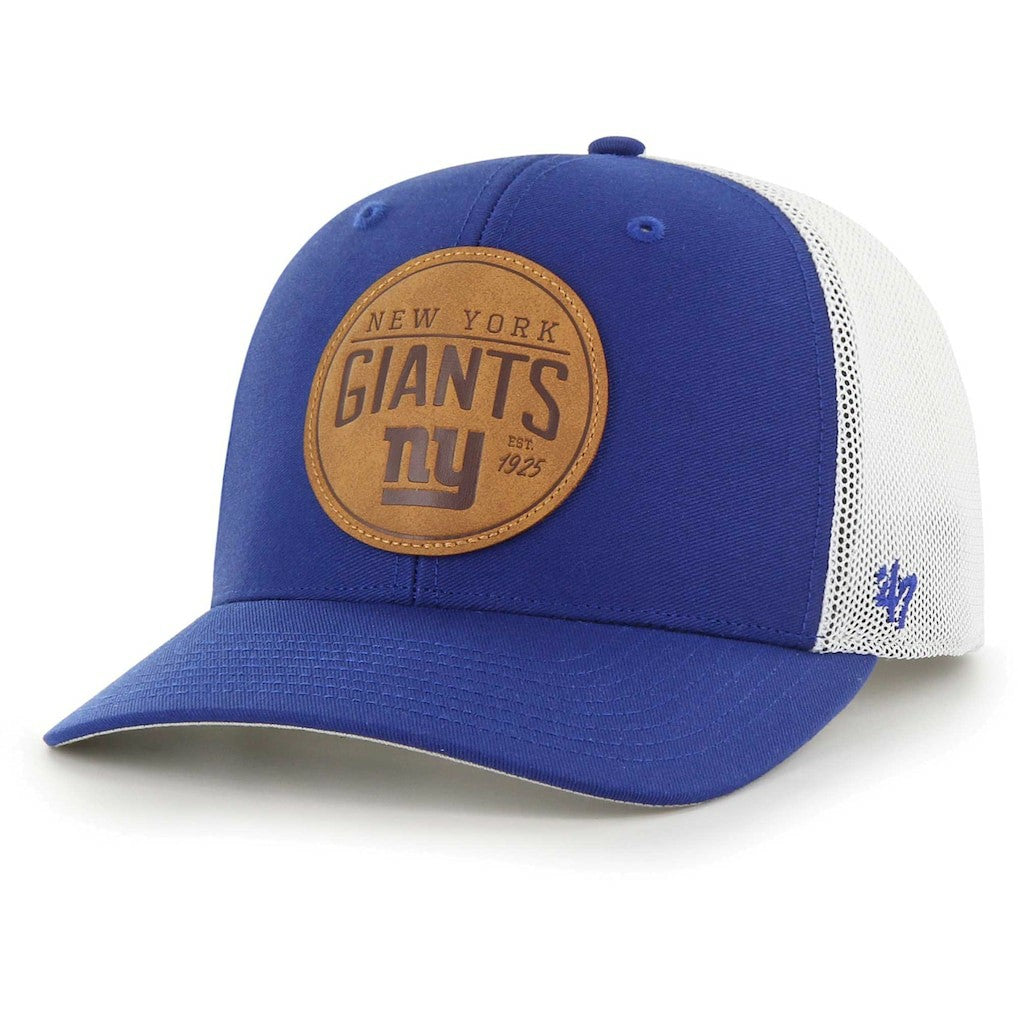 New York Giants '47 Leather Head Flex Hat - Royal discount