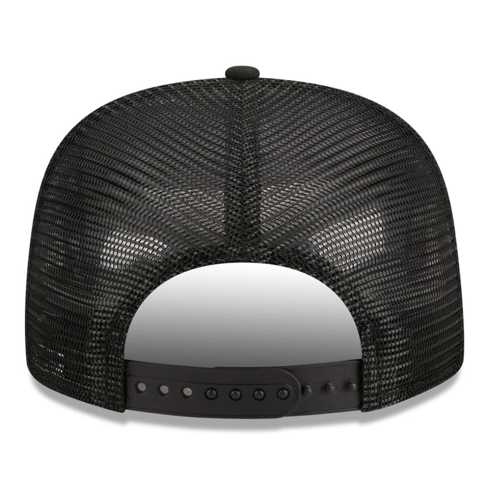 New York Yankees  Street Team A-Frame Trucker 9FIFTY Snapback Hat - Black | New Era