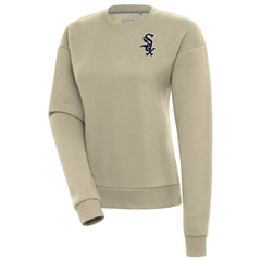 Chicago White Sox Antigua Women's Victory Pullover Sweatshirt - Khaki
