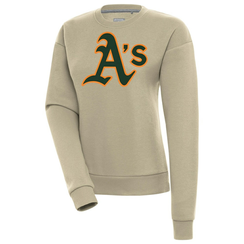 Athletics Antigua Women's Victory Pullover Sweatshirt - Khaki