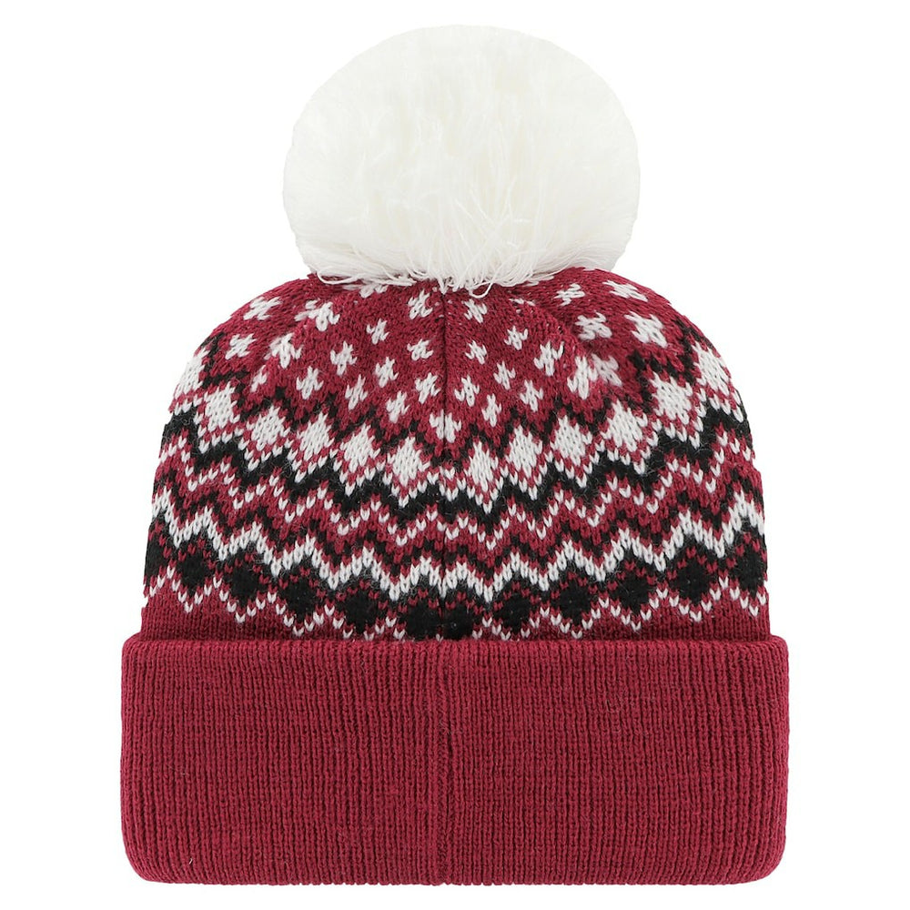 Arizona Cardinals '47 Women's Elsa Cuffed Knit Hat with Pom - Cardinal sale