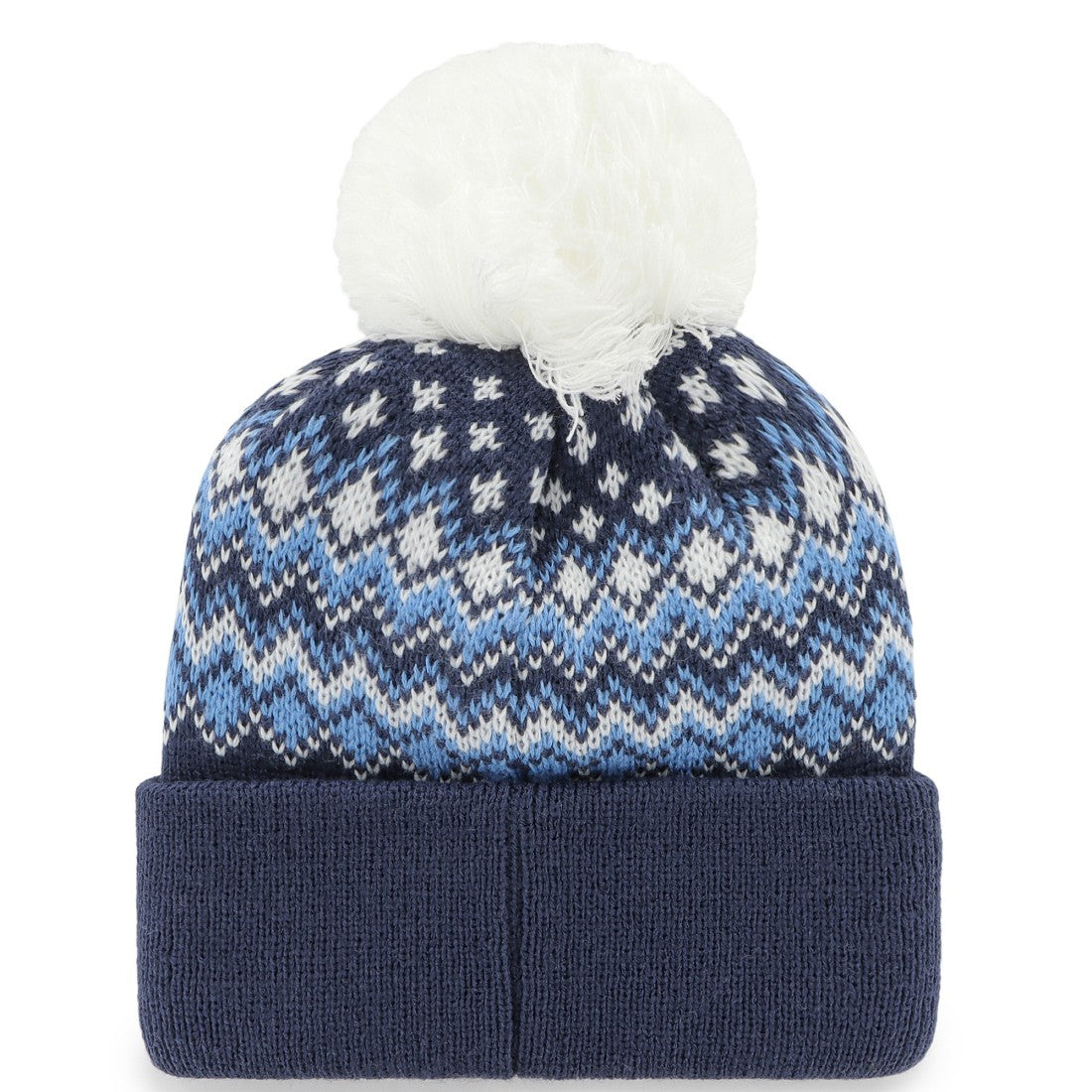 Tennessee Titans '47 Women's Elsa Cuffed Knit Hat with Pom - Navy sale