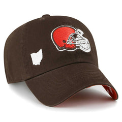 Cleveland Browns '47 Women's Confetti Icon Clean Up Adjustable Hat - Brown cheap