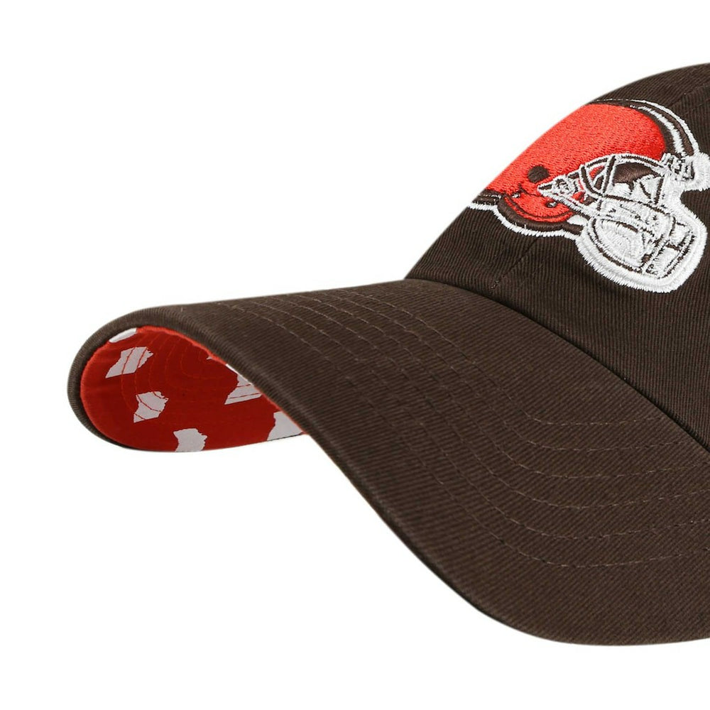 Cleveland Browns '47 Women's Confetti Icon Clean Up Adjustable Hat - Brown cheap