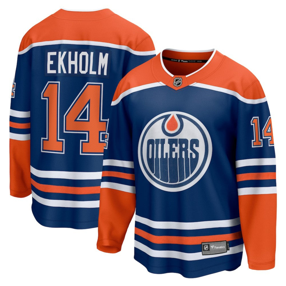 Mattias Ekholm Edmonton Oilers Fanatics Home Breakaway Jersey Royal