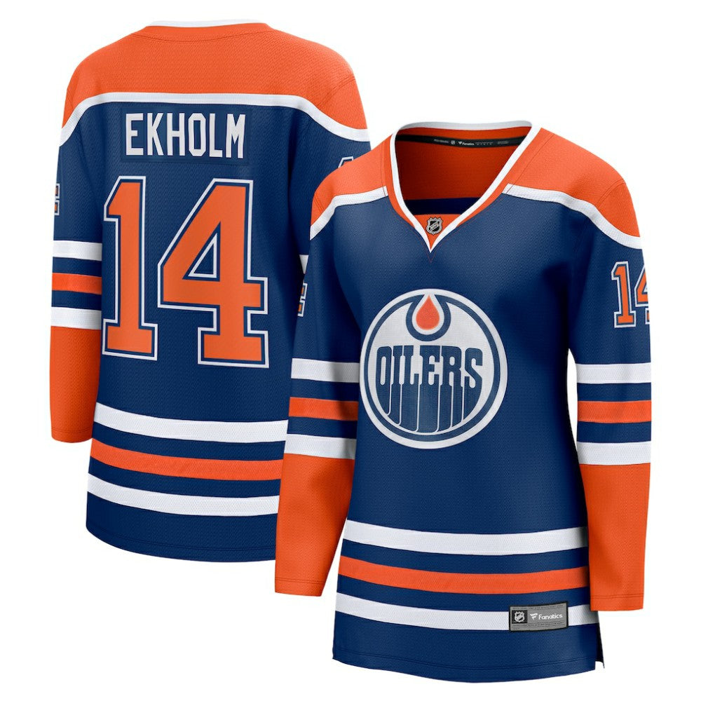 Mattias Ekholm Edmonton Oilers Women's Fanatics Home Breakaway Jersey Royal