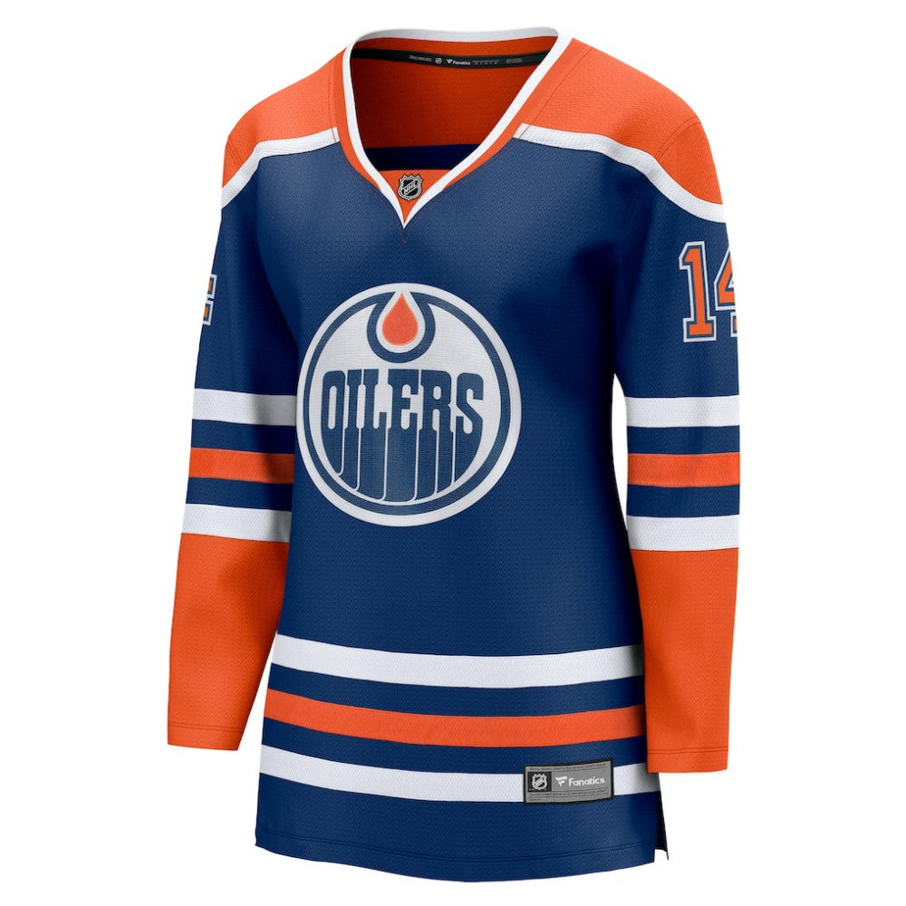 Mattias Ekholm Edmonton Oilers Women's Fanatics Home Breakaway Jersey Royal