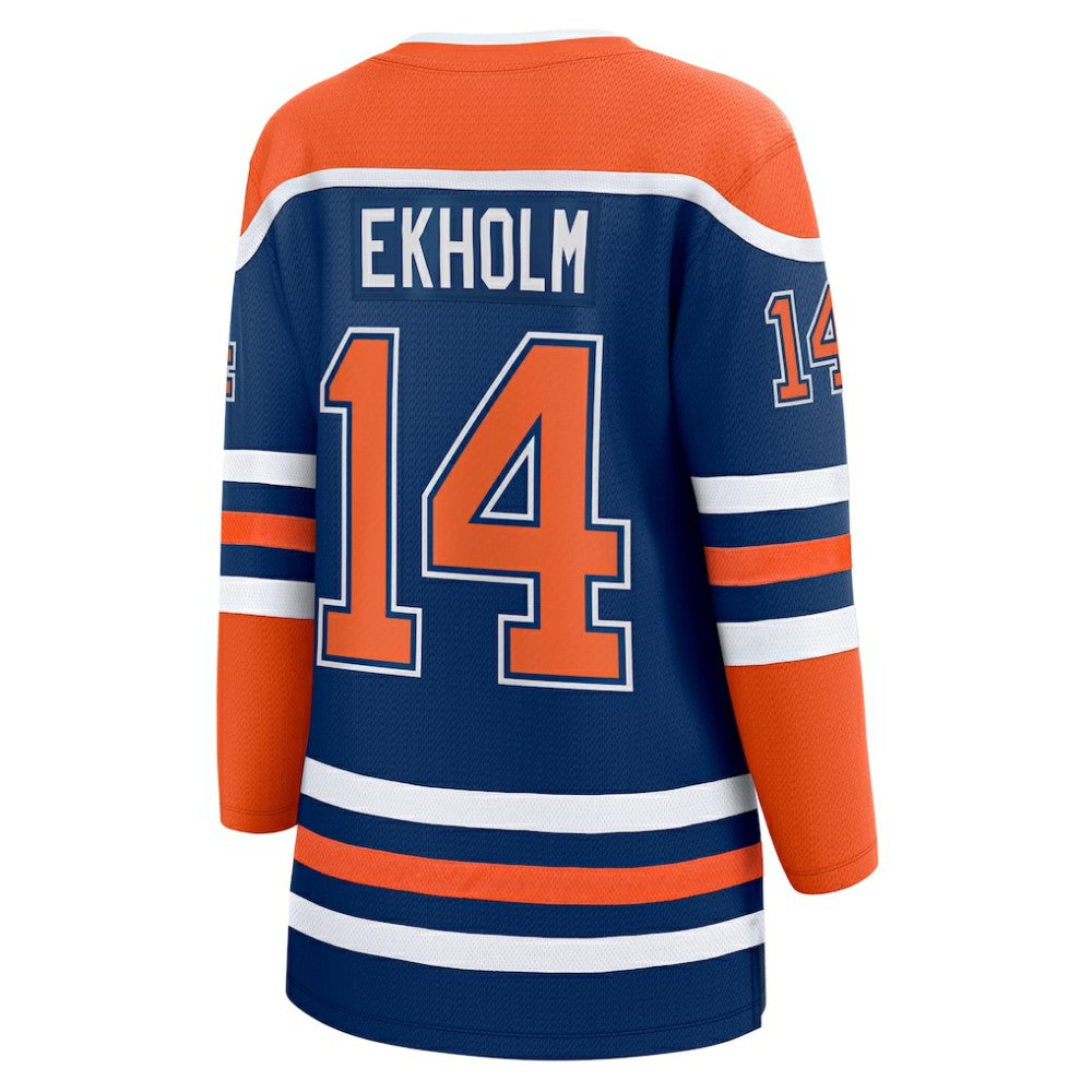 Mattias Ekholm Edmonton Oilers Women's Fanatics Home Breakaway Jersey Royal