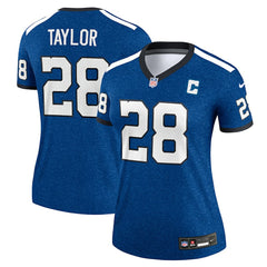 Jonathan Taylor Indianapolis Colts Women's Alternate Legend Player Performance Top - Royal | Nike sale