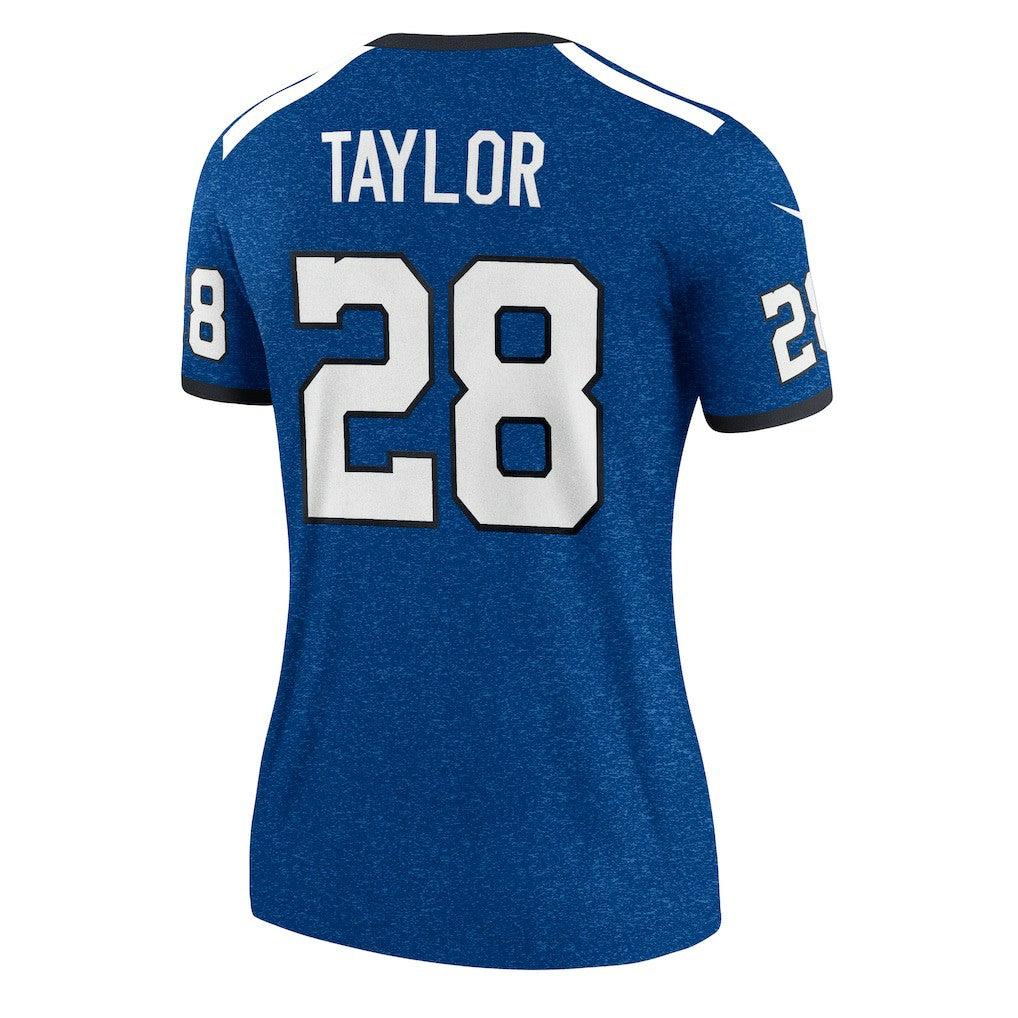 Jonathan Taylor Indianapolis Colts Women's Alternate Legend Player Performance Top - Royal | Nike sale