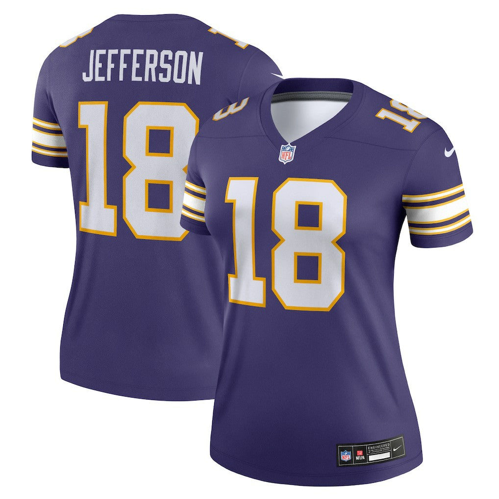 Justin Jefferson Minnesota Vikings Women's Alternate Legend Player Performance Top - Purple | Nike cheap