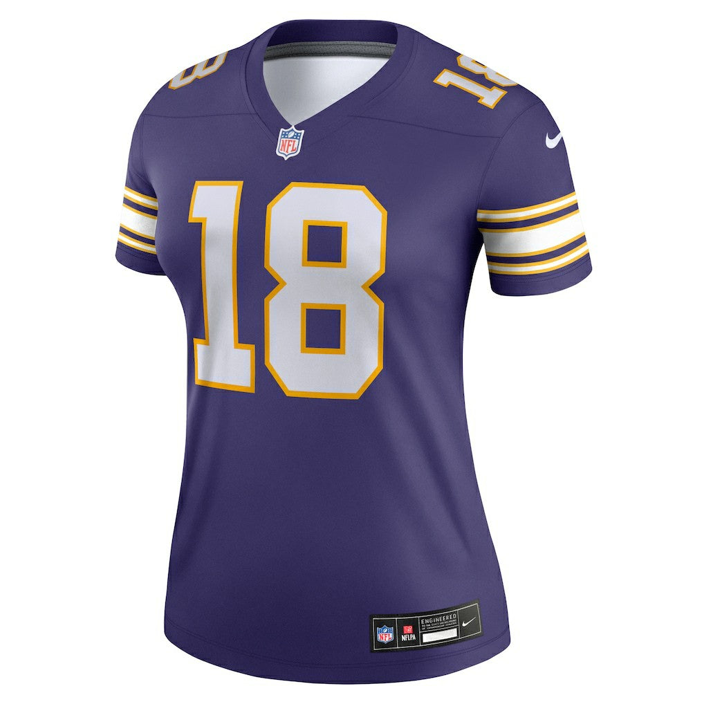 Justin Jefferson Minnesota Vikings Women's Alternate Legend Player Performance Top - Purple | Nike cheap