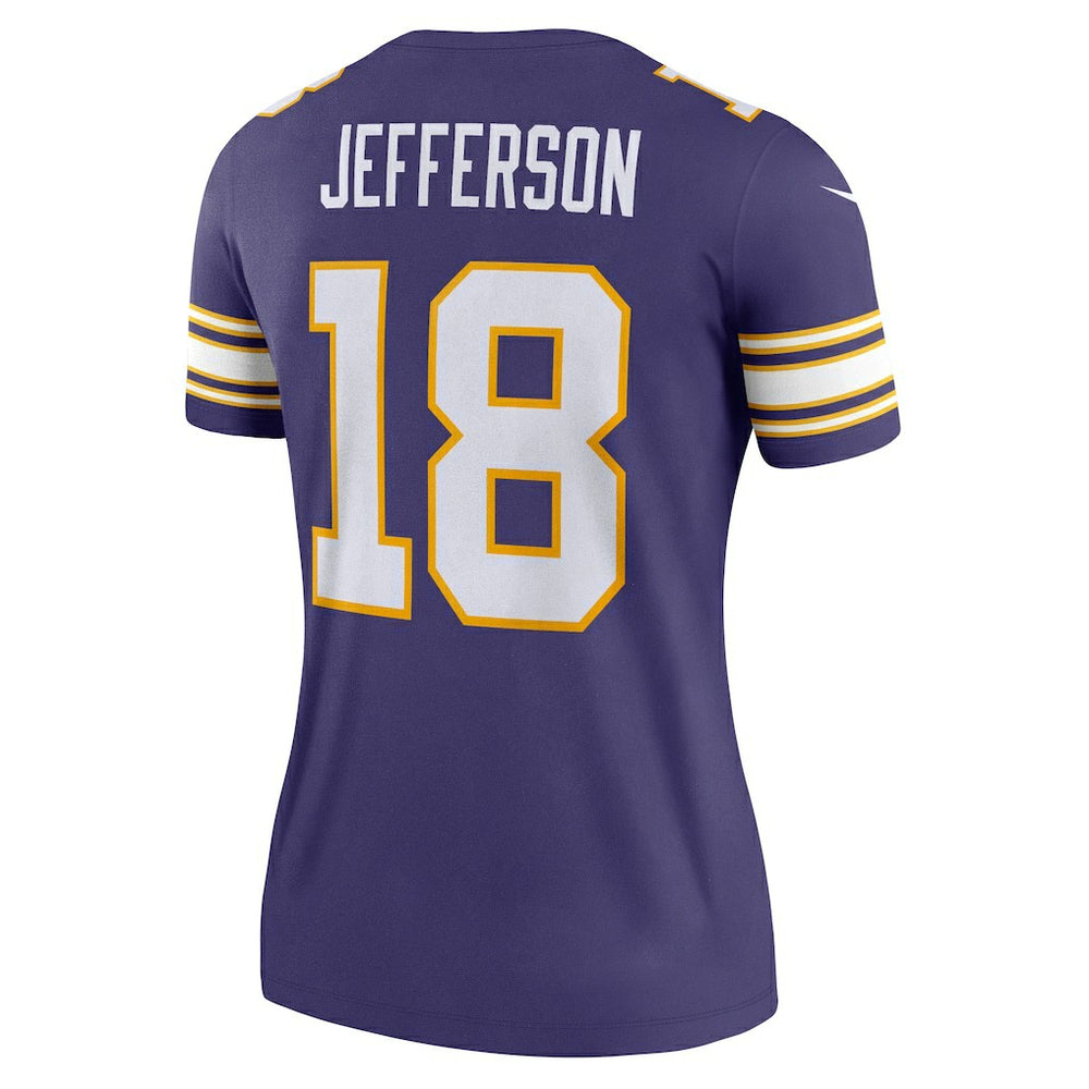 Justin Jefferson Minnesota Vikings Women's Alternate Legend Player Performance Top - Purple | Nike cheap