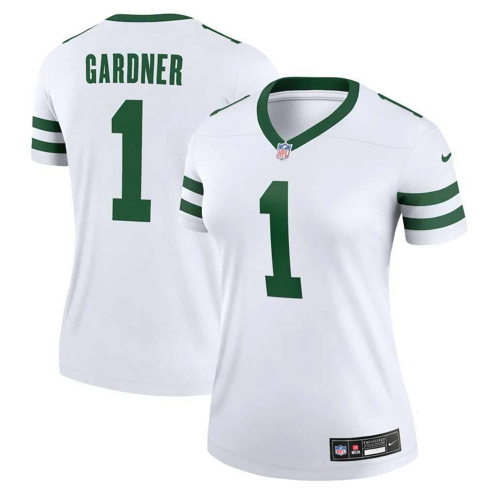 Ahmad Sauce Gardner New York Jets Women's Legend Player Performance Top - Legacy White | Nike discount