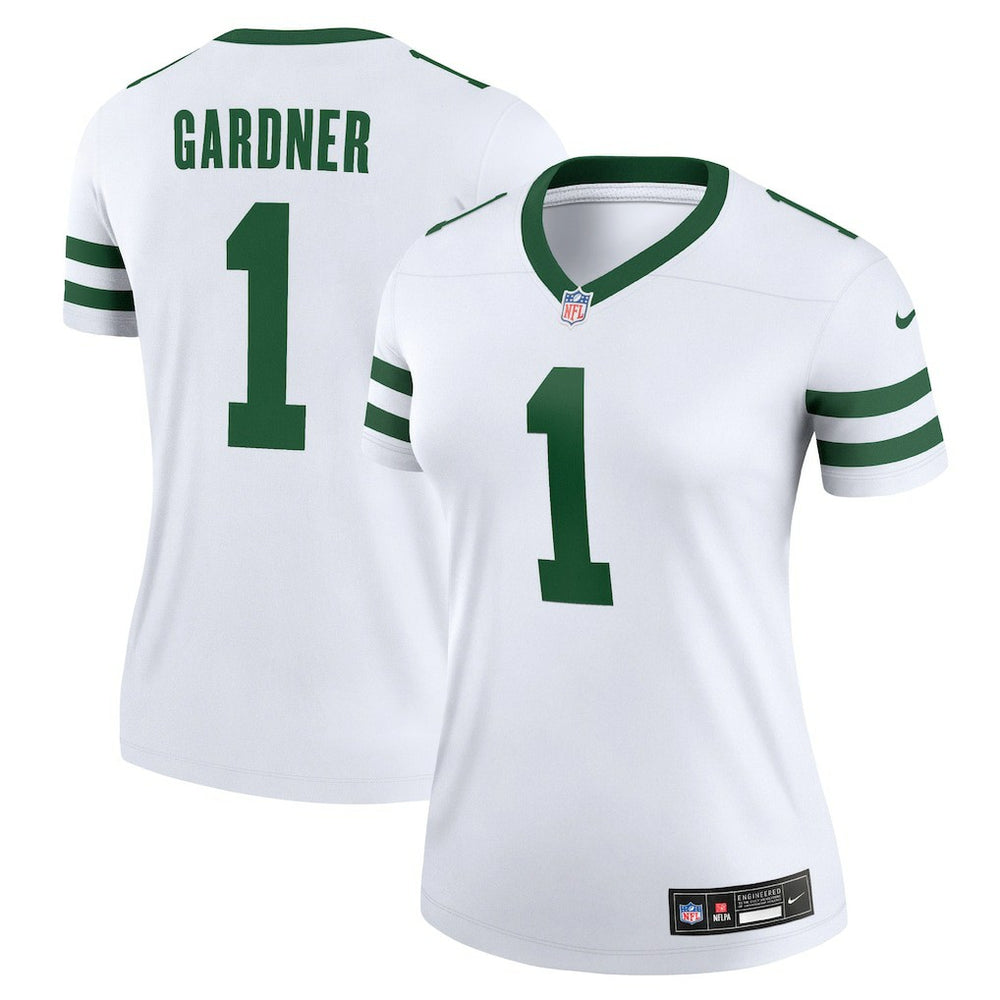 Ahmad Sauce Gardner New York Jets Women's Legend Player Performance Top - Legacy White | Nike discount