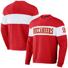 Tampa Bay Buccaneers NFL x Darius Rucker Collection Team Color & White Pullover Sweatshirt - Red discount
