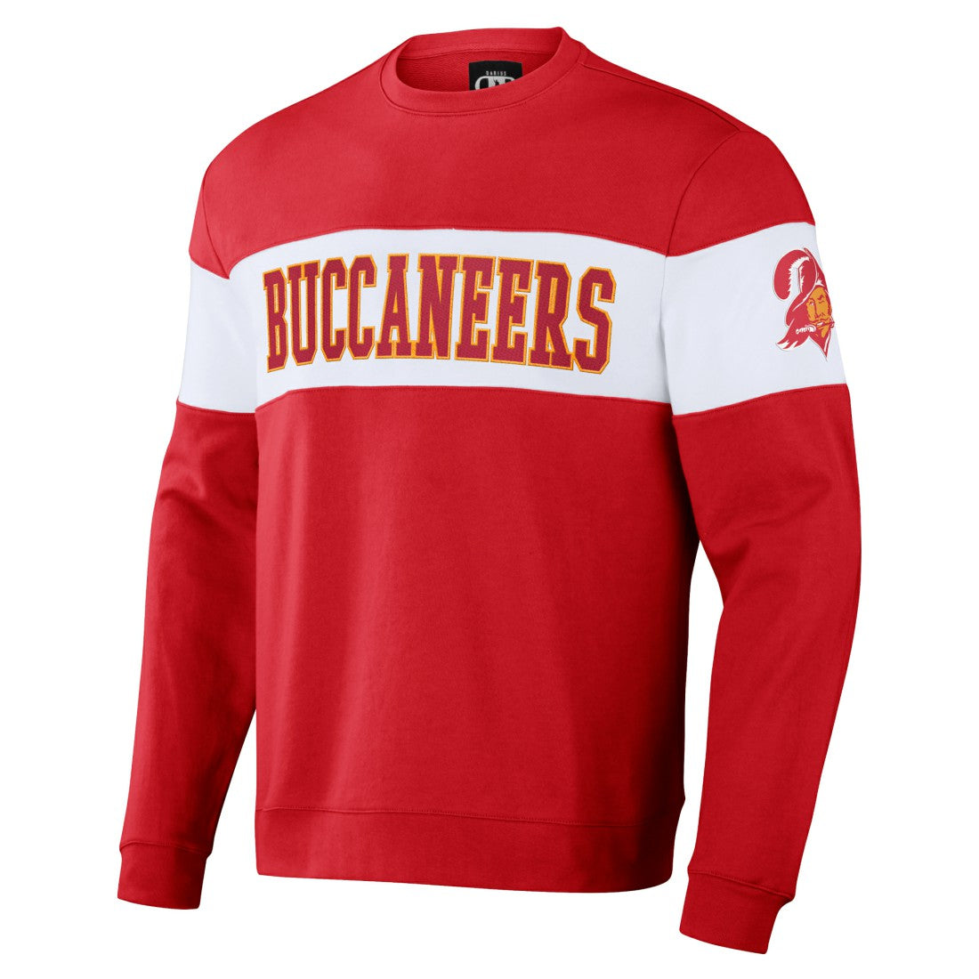 Tampa Bay Buccaneers NFL x Darius Rucker Collection Team Color & White Pullover Sweatshirt - Red discount