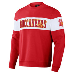 Tampa Bay Buccaneers NFL x Darius Rucker Collection Team Color & White Pullover Sweatshirt - Red discount