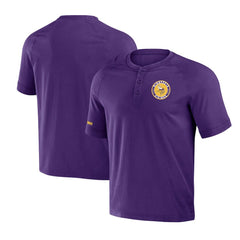 Minnesota Vikings NFL x Darius Rucker Collection Washed Raglan Henley T-Shirt - Purple online