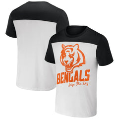 Cincinnati Bengals NFL x Darius Rucker Collection Colorblocked T-Shirt - Cream cheap