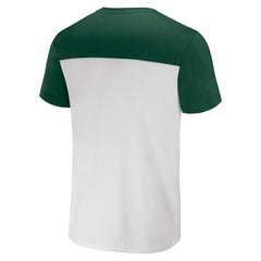 Green Bay Packers NFL x Darius Rucker Collection Colorblocked T-Shirt - White/Green for sale