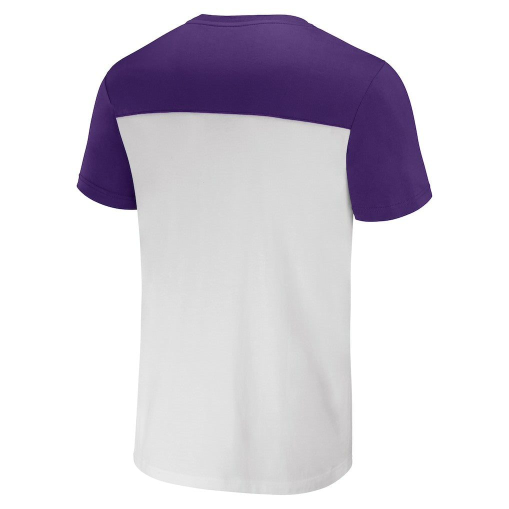 Minnesota Vikings NFL x Darius Rucker Collection Colorblocked T-Shirt - Cream for sale
