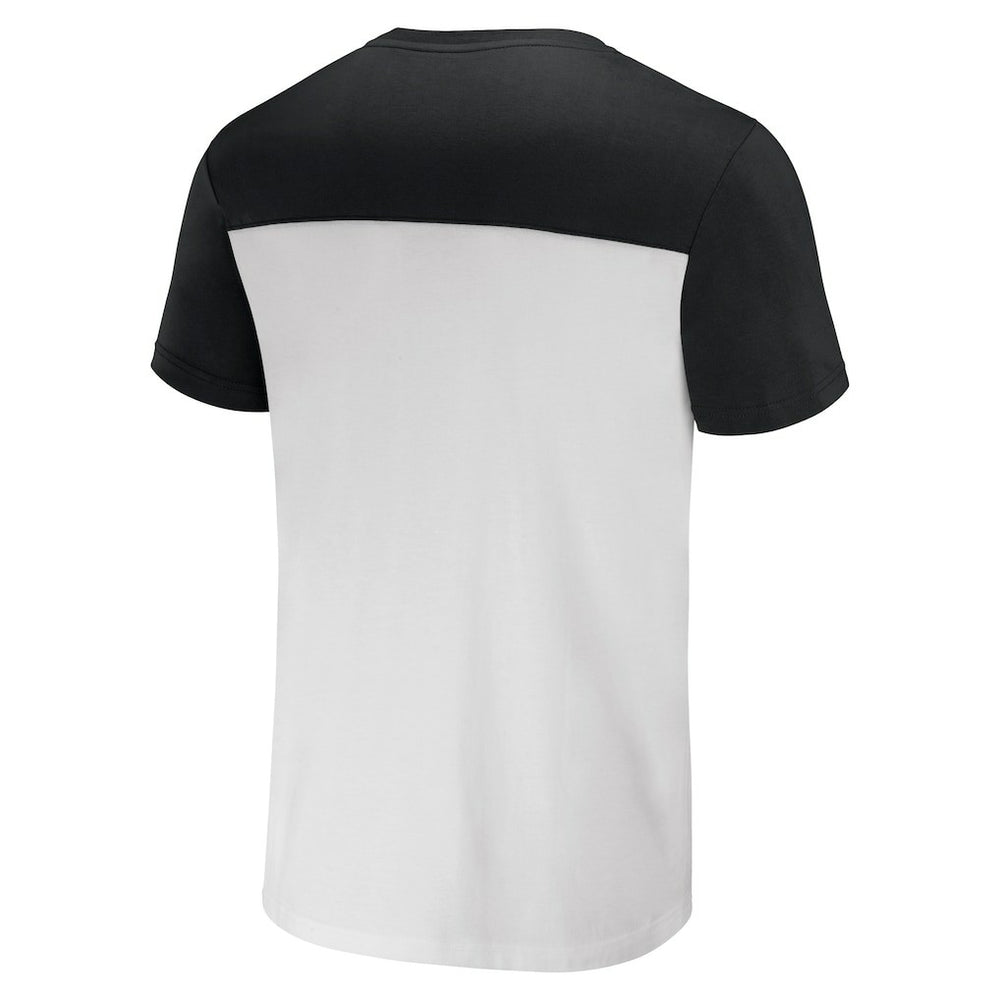New Orleans Saints NFL x Darius Rucker Collection Colorblocked T-Shirt - White/Black sale