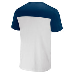 Seattle Seahawks NFL x Darius Rucker Collection Colorblocked T-Shirt - White/College Navy sale