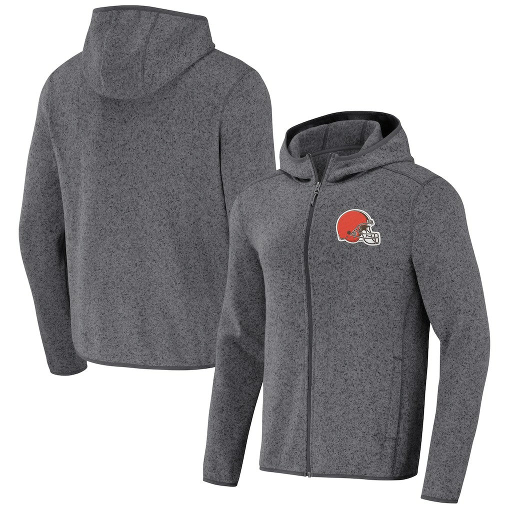 Cleveland Browns NFL x Darius Rucker Collection Fleece Pullover Hoodie - Gray for sale