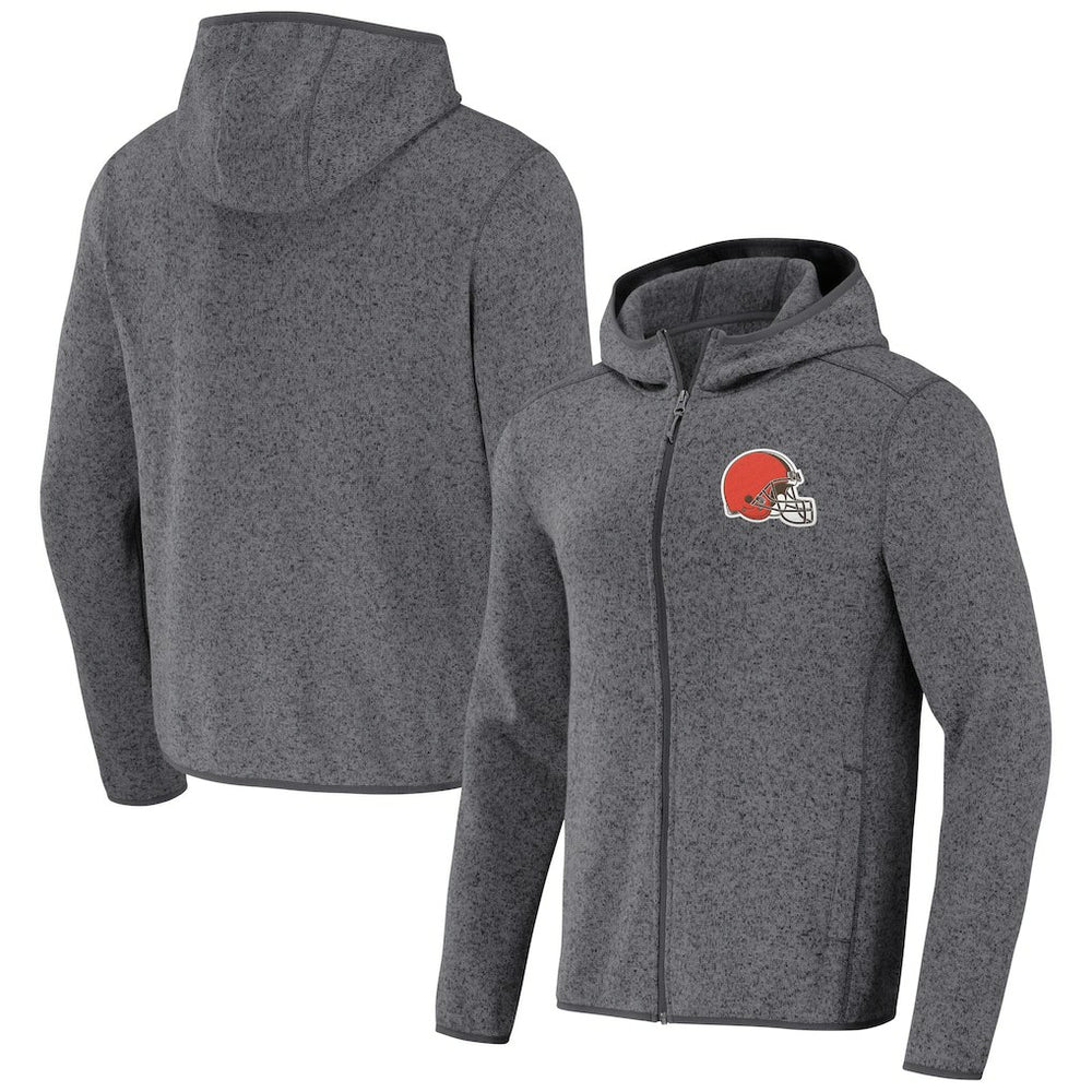 Cleveland Browns NFL x Darius Rucker Collection Fleece Pullover Hoodie - Gray for sale