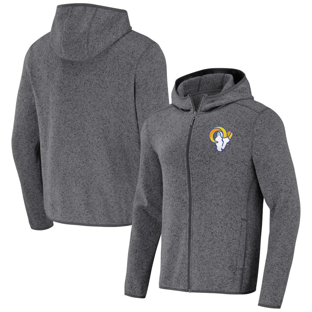 Los Angeles Rams NFL x Darius Rucker Collection Fleece Pullover Hoodie - Gray for sale