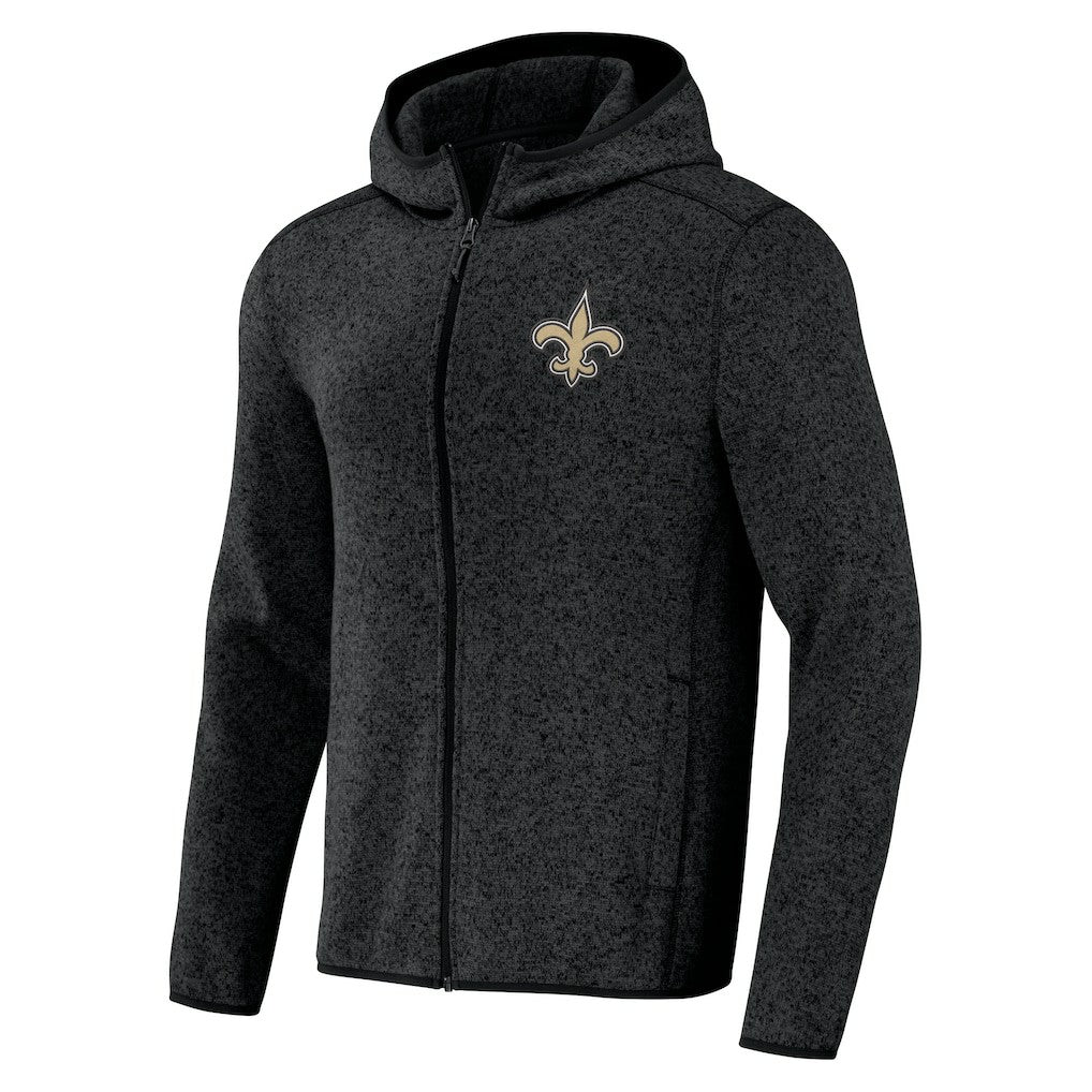 New Orleans Saints NFL x Darius Rucker Collection Fleece Pullover Hoodie - Black for sale