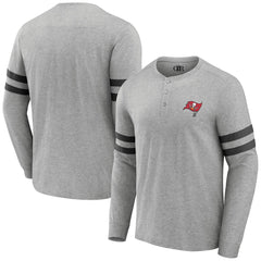Tampa Bay Buccaneers NFL x Darius Rucker Collection Henley Long Sleeve T-Shirt - Heather Gray online