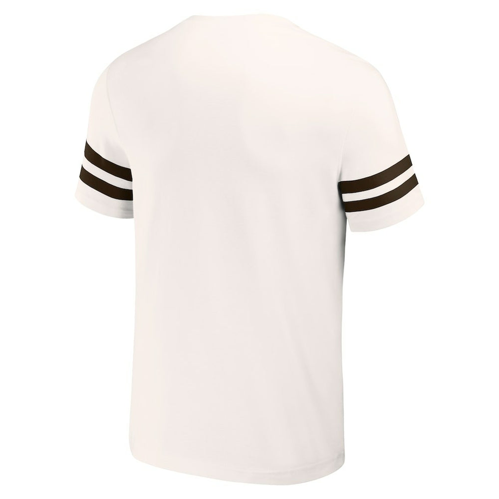 Cleveland Browns NFL x Darius Rucker Collection Vintage T-Shirt - Cream on sale